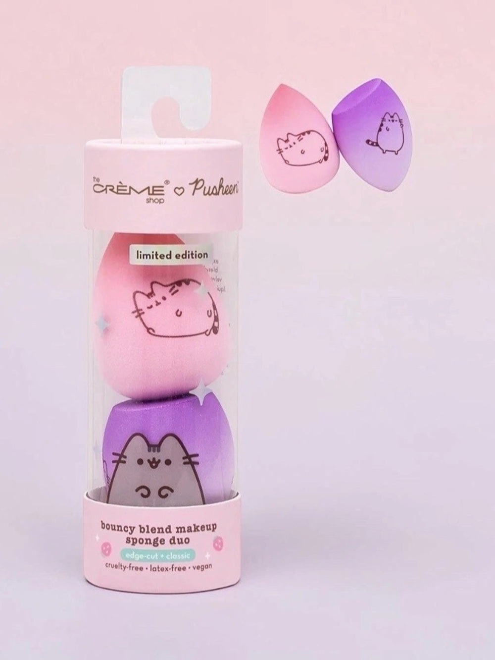 The Crème Shop Pusheen Limited Edition Bouncy Blend Makeup Sponge Duo